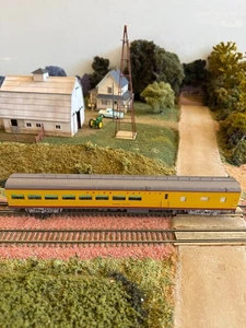 HO Wasatch Brass Union Pacific "Green River" ACF Lounge. Custom Finished. IOB. - Picture 1 of 9