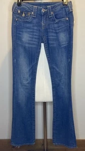 Jeans svasati True Religion 'Hi-Rise Boot' in denim blu chiaro (24 W x 33 L) - Foto 1 di 9