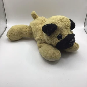 Aurora hellbrauner Mops Plüschtier Stofftier Sitzsack Welpe Hund 8 Zoll - Bild 1 von 5