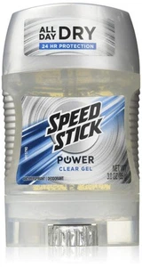 Speed Stick Anti-Perspirant Deodorant Power Clear Gel 3 oz (Packs of 3) - Picture 1 of 2