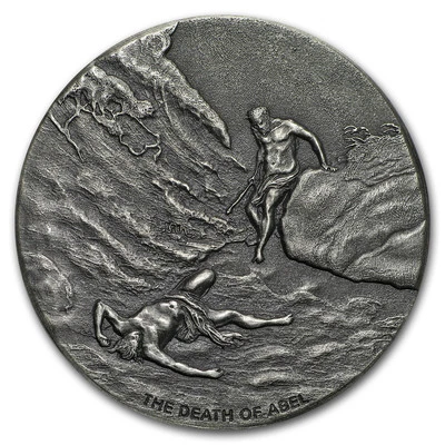 2017 2 oz Silver Coin - Biblical Series (The Death of Abel) - Image 1 of 4
