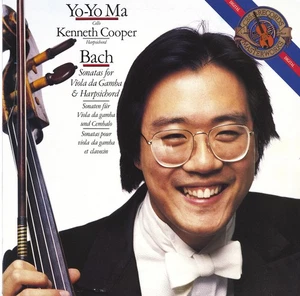 YO-YO MA Cello BACH 3 Sonatas for Viola da Gamba COOPER Harpsichord CBS D-37794 - Imagen 1 de 3
