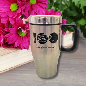 Silver Ford Motor Company Insulated Travel Mug - Picture 1 of 1