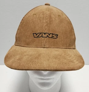 VANS Corduroy Camel Brown Snapback Baseball Cap/Hat - Picture 1 of 6