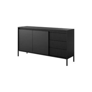 SALE !! Modern Senne Sideboard Cabinet 154cm in Black - Picture 1 of 6