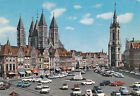Citroen DS, 2CV, Renault 16 & 4 AT Grand' Place et beffroi, Tournai, Belgium
