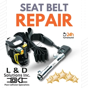 For Honda Civic del Sol Seat Belt Repair Dual Stage ALL MODELS (FREE SHIPPING) - Picture 1 of 6