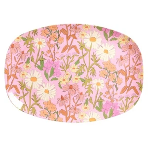 RICE: Rechteckiger Teller aus Melamin, Daisy Dearest Print, 30 cm, MELPL-DADE - Bild 1 von 1