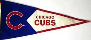 Chicago Cubs Wool pennants (2) new 40 x 17 show and share your Cubby pride! - Picture 1 of 1