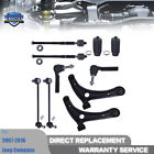 10PC Front Lower Control Arm Sway Bar Kit For 2007-2016 Jeep Compass Patriot