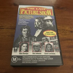 THE LAST PICTURE SHOW - JEFF BRIDGES, CYBILL SHEPHERD - 1971 B/W VHS VIDEO - Picture 1 of 1