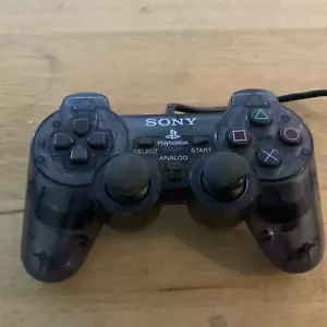 Controlador Sony PlayStation 2 PS2 OEM DualShock 2 gris humo transparente SCPH-10010 - Imagen 1 de 7