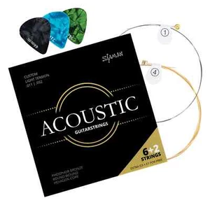 Saiten Westerngitarre Gitarrensaiten Gitarre Phosphorbronze Satz Akustik Western - Bild 1 von 8