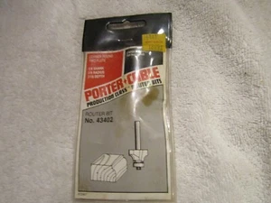 Broca de enrutador de humos redonda de 2 esquinas de cable Porter 43402 vástago 1/4 y radio profundidad 7/16 - Imagen 1 de 4