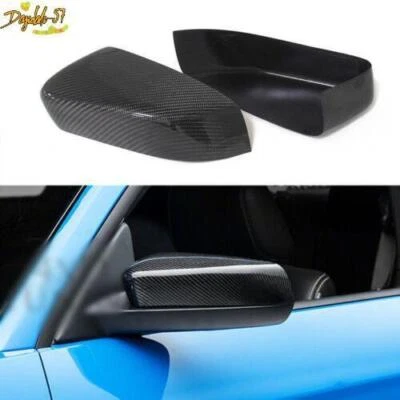Cubierta de espejo retrovisor de fibra de carbono para Ford Mustang GT/Coupe 2007 2008 2009-2013 nueva Foto 1 de 4
