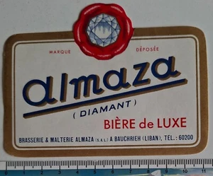 Asia Lebanon Liban Beyrouth Bauchrieh Almaza (Diamant) Brewery Amstel Beer big - Picture 1 of 1