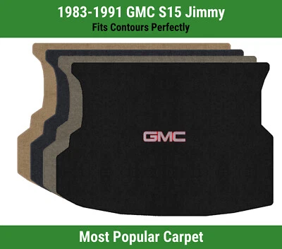 Alfombra de carga Lloyd Ultimat para '83-91 GMC S15 Jimmy con logotipo GMC 1 plateado/rojo Foto 1 de 4