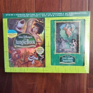 * SEALED Jungle Book 40th Anniversary Edition DVD Set with 3 Piece Pin Set - Picture 1 of 3