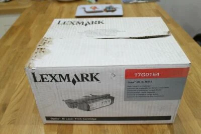 LEXMARK toner cartridges 17G0154 for Optra M410/M412. Box Opened Seal Intact 181 - Image 1 of 4