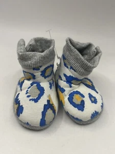 Bonds Baby Wonder Bootie Size 1-2 0-3 Months White Leopard Print As New - Picture 1 of 9