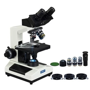 OMAX 40X-2000X Binocular Phase Contrast LED Compound Microscope - Picture 1 of 8