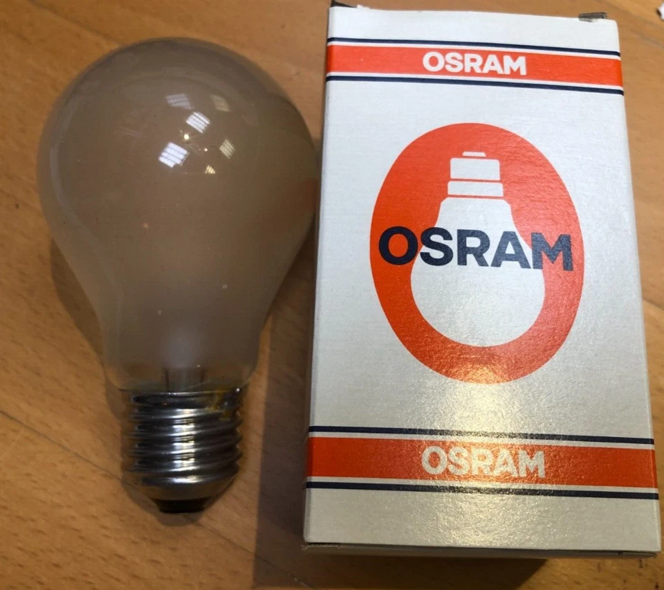 Osram Incandescent Lamp Special 100W 24V Matte E27 Made in Germany Dimmable !!! - Image 1 of 1