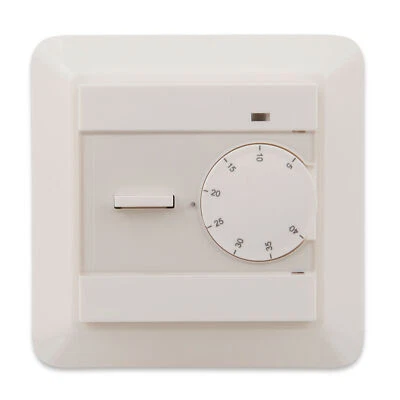 Raumthermostat AnalogThermostat Raumregler Regler Unterputz Fußbodenheizung - Bild 1 von 4