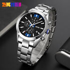 Watch SKMEI 9302 Quartz Men Waterproof Wristwatches Stainless steel Stopwatch