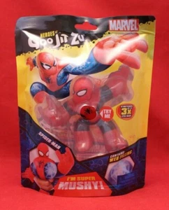 Marvel Heroes Of Goo Jit Zu Spiderman se estira 3 veces su tamaño juguete súper mushy - Imagen 1 de 4