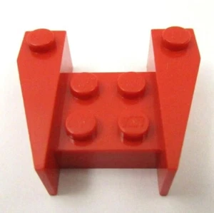 Lego roter Keil 3x4 ohne Noppen Kerben Ref 2399 - Bild 1 von 1