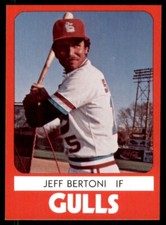 1980 TCMA Minor League Jeff Bertoni Salt Lake City Gulls #9