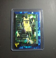 Robert Woodard II 2020-21 Flux BLUE PRIZM Cracked Ice #241 RC ROOKIE CARD KINGS
