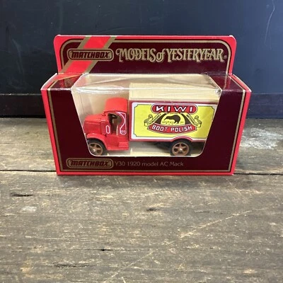 Matchbox Models Of Yesteryear Y30 1920 Model AC Mack Kiwi Polish 1:35 - Image 1 of 4
