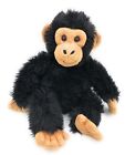 Keel Toys Black Monkey Chimp Soft Plush Cuddly Toy 15" High Sitting Realistic