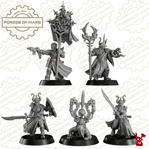 Chaos Gladiators - Indivisible - Kink Cultists Squad Command (x5) - Imagen 1 de 5