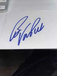 Bo Van Pelt Signed 3x5 index Card - Picture 1 of 1