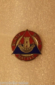 16o Batallón de Ingeniería "Blast Build Battle"" Insignia de Cresta del Ejército ~ Alfiler de Sombrero - Imagen 1 de 1