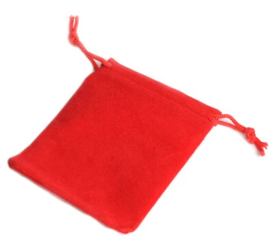 ПЛЮШЕВЫЕ БАРХАТНЫЕ СУМКИ для вечеринок подарочные сумки свадебный душ события шнурок тянуть - Изображение 1 из 4