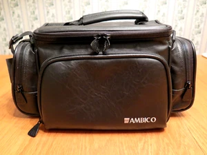 Ambico Cámara Videocámara Bolso de Cuero Falta Correa para el Hombro - ¡Limpio! - Imagen 1 de 20