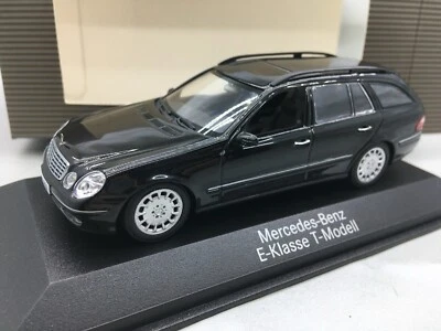 🇺🇦 1:43 Minichamps W211 Mercedes e320 E S211 T-model Black PAPER PACKAGE LOST - Image 1 of 4