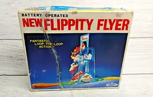 Vintage New Flippity Flyer Toytown Tokyo Japan Battery Operated Toy - Picture 1 of 14