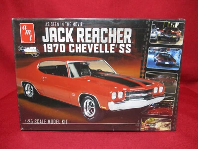1970 Chevy Chevelle SS 70 Jack Reacher Tom Cruise Movie Car 1:25 Scale Model Kit - Image 1 of 4