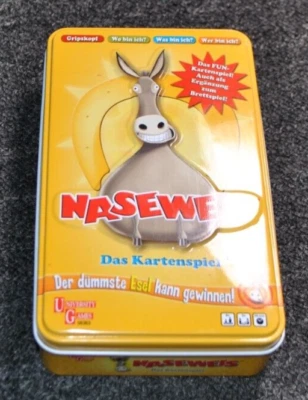 Naseweis Das Kartenspiel UNIVERSITY GAMES 2009 Metallbox - Bild 1 von 2