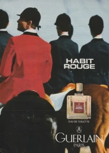 Werbepapier - Advertising Paper - Habit Rouge de Guerlain  - Bild 1 von 1