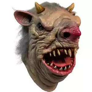Máscara Trick Or Treat Studios Ghoulies II "Máscara de Rata" Marrón Cabeza Completa Máscara de Látex - Imagen 1 de 3