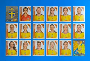 Panini WM 2023 AU-NZ Team SCHWEDEN komplett 18 Sticker - Bild 1 von 1