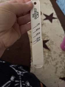 The Pampered Chef Verstellbarer Messlöffel Teelöffel Weiß 1/8TL-1TL - Bild 1 von 5