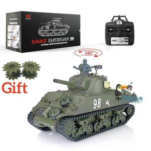 Henglong 1/16 Scale 7.0 Plastic M4A3 Sherman RTR RC Tank 3898 BB/Infrared Battle - Picture 1 of 17