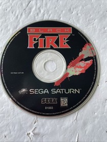Black Fire (Sega Saturn, 1996) Disc Only- Tested