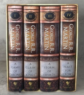 George R.R. Martin Game of Thrones Vol 1–4 TV Edition Hardcover Box Set - Image 1 of 4